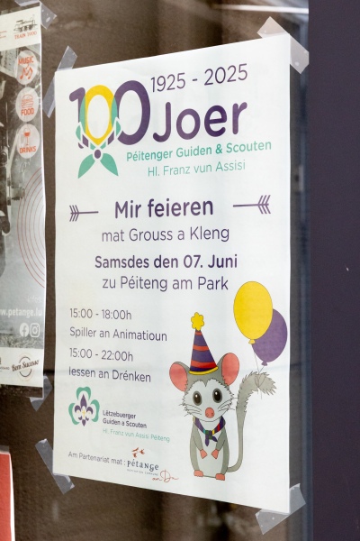 Feier: 100 Joer LGS Péiteng