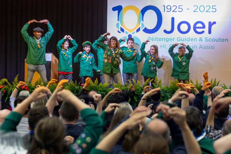 Feier: 100 Joer LGS Péiteng